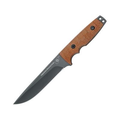 Fox Afghanistan Memorial Knife 6" gray DLC coated Bohler N690 stainless blade Tan micarta handle 02FXAMK279