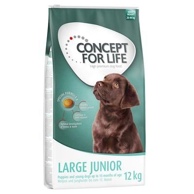 2x12kg Large Junior Concept for Life Dry Dog Food