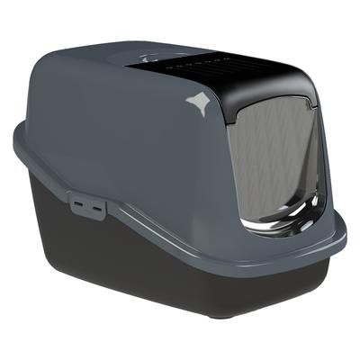 Black Anthracite EcoHȗs Starter Pack PeeWee Cat Litter Tray