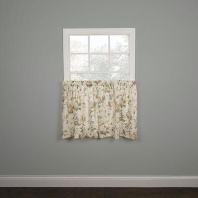 Wide Width Abigail Tailored Curtain Pair by Abigail in Multi (Size 56" W 24" L)