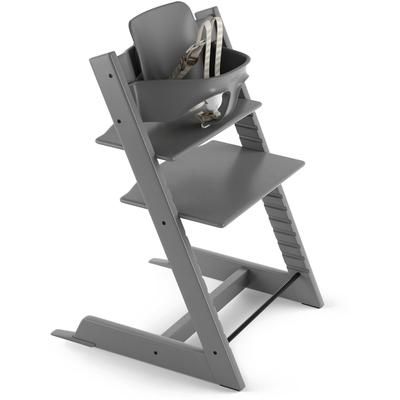 Tripp Trapp Complete High Chair Bundle - Storm Grey / Robot Grey