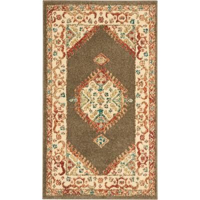 Traditional Vintage Brown & Tan 3' x 5' - Nourison 99446716705