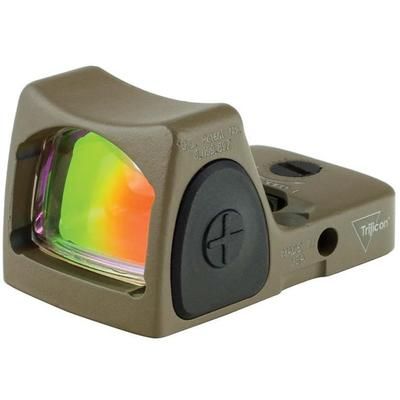 Trijicon RM06 RMR Type 2 Adjustable LED Red Dot Sight 3.25 MOA Red Dot No Mount Matte FDE 700696