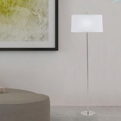 68" Brushed Steel Steel Floor Lamp by Martin Richard in Brushed Steel