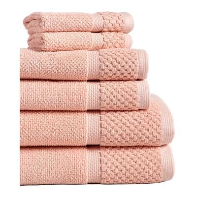 Diplomat 6-Pc. Towel Set by ESPALMA in Coral