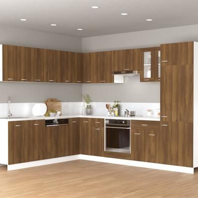 vidaXL Mobile Pensile Rovere Marrone 60x31x40 cm in Legno Multistrato