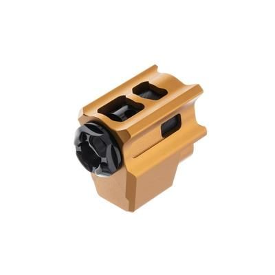 Tyrant CNC T-Comp Glock Gen 5 Compensator Gold/Black TD-TCOMP-Gen5-Gold/Black