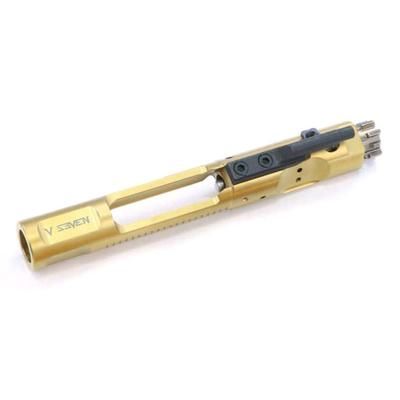 V Seven Tin Gold 5.56 AR-15/M16 Bolt Carrier Complete Nickel Boron 16 in BCG-TiN556