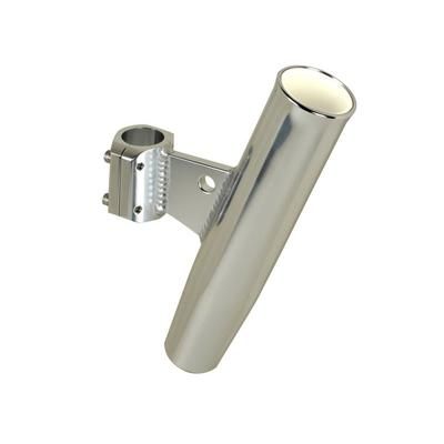 C.E. Smith Aluminum Clamp-On Rod Holder - Vertical - 1.66" OD - Fits 1-1/4" Pipe 53725