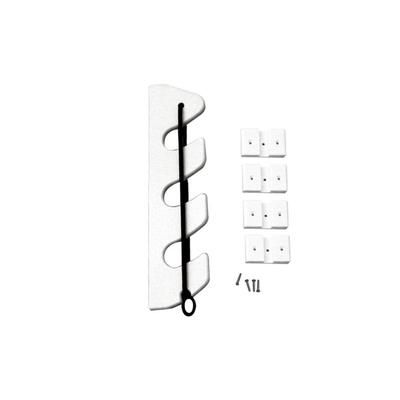 TACO Marine 3-Rod Poly Bungee Rod Holder Rack - White P03-133W