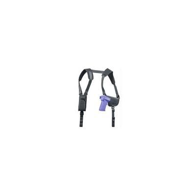 Uncle Mike's Pro-Pak Horizontal Shoulder Holster Ambidextrous Plain Black 77010