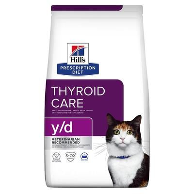 2x3kg y/d Thyroid Hill's Prescription Diet Dry Cat Food