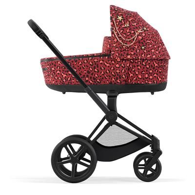 Cybex Priam 4 Complete Stroller with Lux Bassinet Bundle - Rockstar by Alec Voelkel