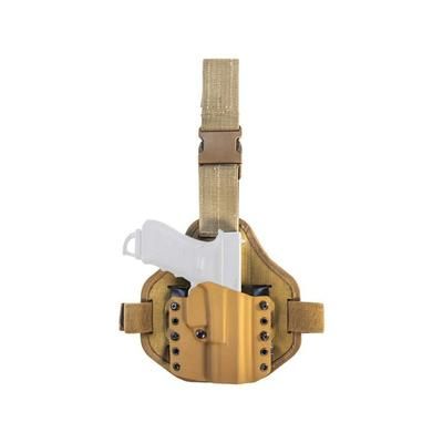 High Speed Gear Warrior Combo Single Point Drop Leg Holster Sig P320/RX/250 Full Size Right Hand Coyote Brown 23189RCB