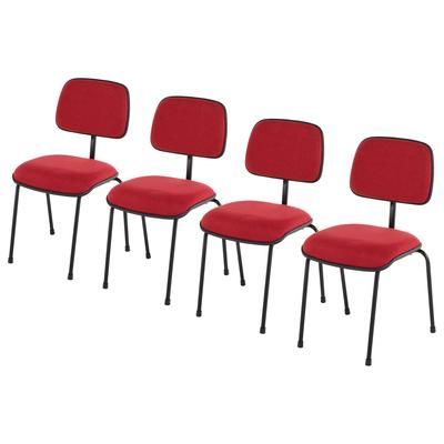 Roadworx Orchestra Chair Red 4pc