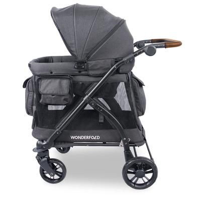 Wonderfold M1 Series (1 Seater) Stroller Wagon - Volcanic Black
