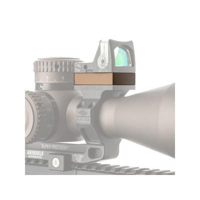 Reptilia ROF Riser for Trijicon RMR 10mm Type III Hardcoat Anodized FDE Anodized 100-086
