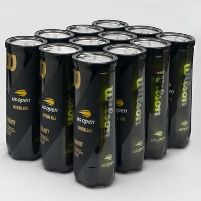 Wilson US Open Extra Duty 12 Cans Tennis Balls