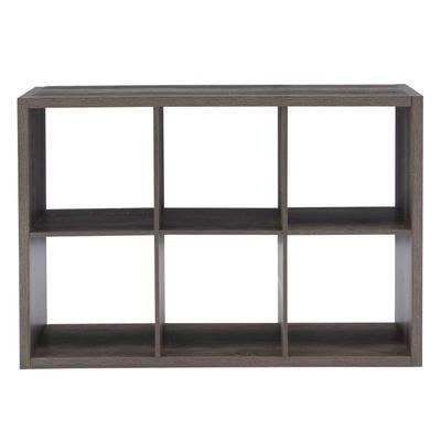 Galli 6 Cubby Storage Cabinet by Linon Home Décor in Grey