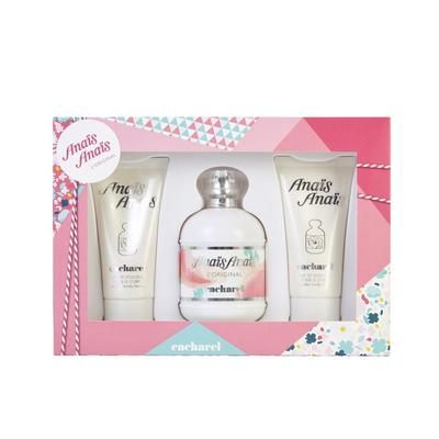 Anais Anais 3 Pcs Gift Set by Cacharel for Women Standard Eau De Toilette for Women