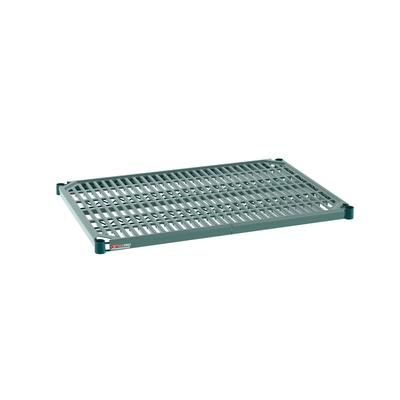 Metro PR2436NK3 Super Erecta Pro Epoxy Coated Wire Shelf - 36"W x 24"D, Polymer Mat/Epoxy Frame, Green