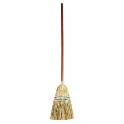 Rubbermaid FG638300BLUE 58"L Warehouse Broom w/ Straight Corn Bristles & Stained Handle