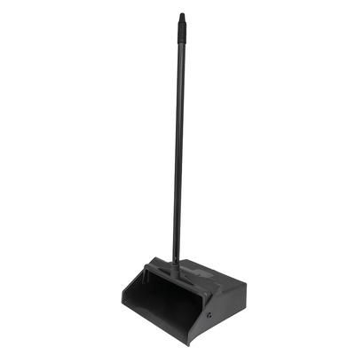 Carlisle 36141003-1 12" Duo-Pan Lobby Dust Pan - Metal Handle, Black