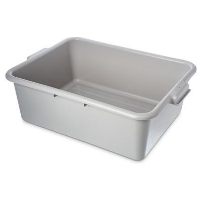 Carlisle 4401123 Comfort Curve Bus Box - 20" x 15" x 7", Gray