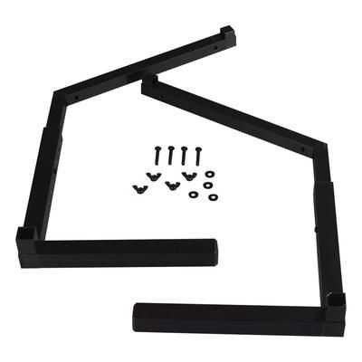 Carlisle 994803 Sneeze Guard Legs - Adjustable, Single-Sided, Aluminum, Black