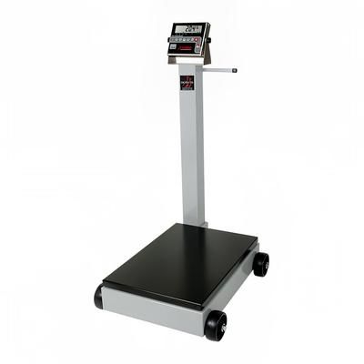 Detecto 8852F-205 Digital Receiving Scale, 3/5" LED Display, LB/KG Switch, 1000 x 1/2 lb, 115v