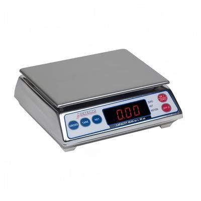 Detecto AP8 Top Loading Counter Scale w/ Digital Display, 7 998/1000 x 1/500 lb, Stainless Steel