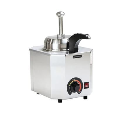 Paragon 2028C 3 qt All Purpose Topping Warmer - 1 oz Increments, 120v, Silver