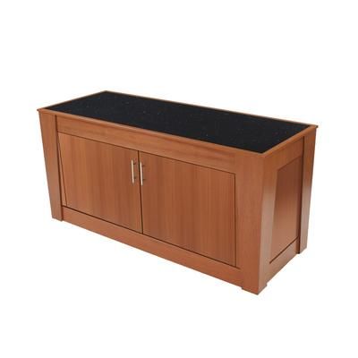 Forbes Industries 5203-6-H2 72" Mobile Induction Table w/ 2 Left & Right Holding/Warming Units - Glass Cook Top, 120v, Stainless Steel