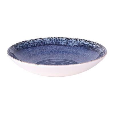 Elite Global Solutions B427090-IB 36 oz Round Melamine Monet Bowl - Indigo Blue