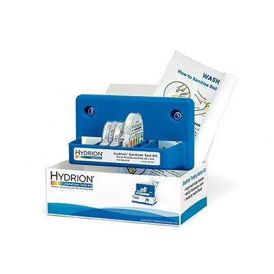 Micro Essentials Lab QUATSTART Starter Test Kit - Wall-Mount, 3QT-10 Quat Test Dispensers, Informational Poster, 3 QT-10 Test Dispensers