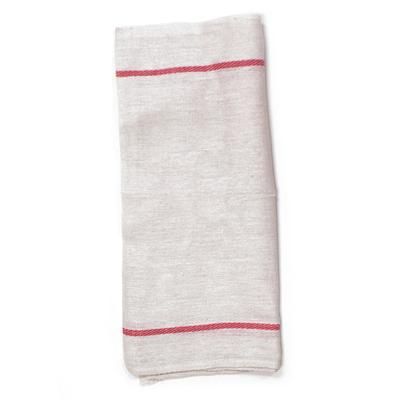 Chef Revival CLH45S-1 Striped Kitchen Towel - 14 1/2" x 25 1/2", Cotton, White/Red