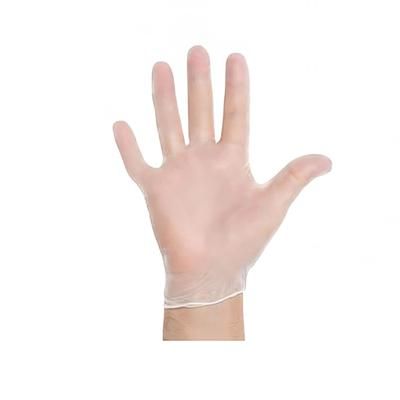 Strong VXL200 AMBITEX Vinyl Exam Glove w/ Beaded Cuff - Powder Free, Clear, X-Large, Extra-Large, Single Use, Case of 10
