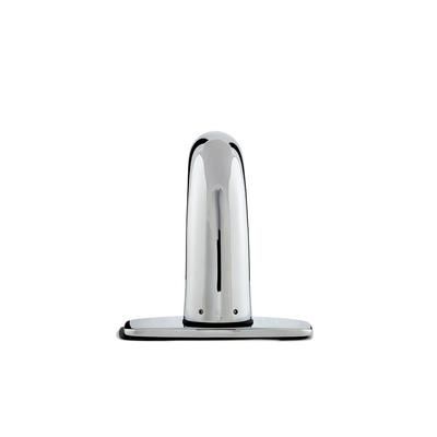Zurn Industries Z6950-XL-S-CP4-E Deck Mount Sensor Faucet w/ 1.5 gpm Aerator & 4" Cover Plate - Chrome, Single Hole