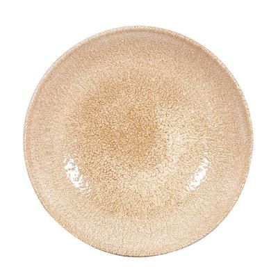 Churchill RKGOEVB71 15 oz Round Raku Bowl - Ceramic, Garnet Orange, 1 Dozen