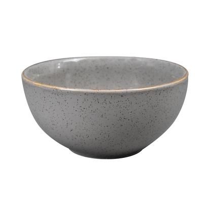 Churchill SPGSRBL61 16 oz Round Stonecast Soup Bowl - Ceramic, Peppercorn Gray