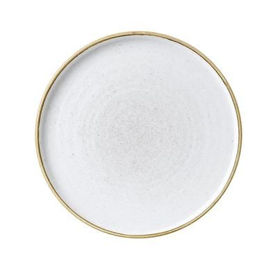 Churchill SWHSWP211 8 1/4" Round Stonecast Chef's Plate - Ceramic, Barley White