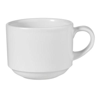 Churchill WHVSC81 8 oz Profile Cup - Ceramic, White