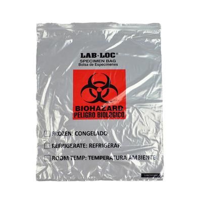 LK Packaging LABZ2024BC Lab-Loc Specimen Bags - 20" x 24", Clear, 2 mil