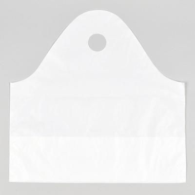 LK Packaging TO211810 Poly Take-Out Bag w/ Handles - 21" x 18" x 10", White, Disposable
