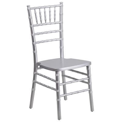Flash Furniture XS-SILVER-GG Chiavari Chair - Acacia Wood, Silver