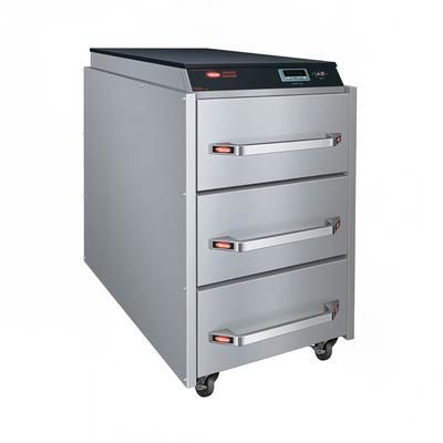 Hatco CDW-3N 16.63" Freestanding Warming Drawer w/ (3) 15" Compartments, 120v, Free Standing, Chrome