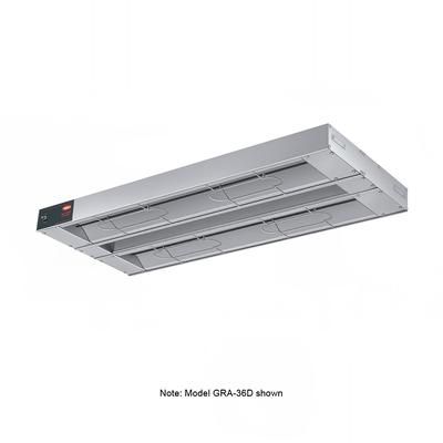 Hatco GRA-54D3 208 54" Standard Watts Infrared Strip Warmer - Double Rod, 2 Built In Toggle Control, 208v/1ph, Silver (Cord & Plug Not Included)