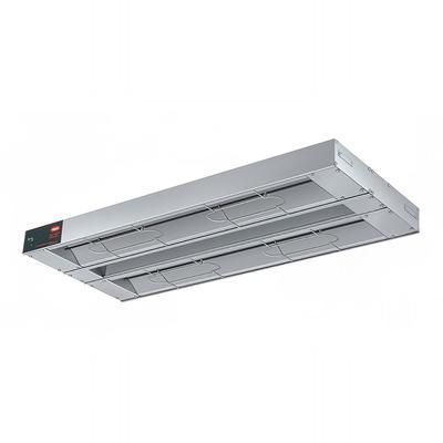 Hatco GRAH-54D3 240 54" High Watts Infrared Strip Warmer - Double Rod, 2 Built In Toggle Control, 240v/1ph, Silver (Cord & Plug Not Included)