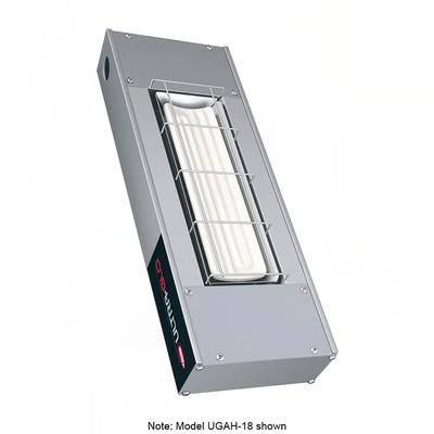 Hatco UGAH-48 240 48" High Watt Ceramic Strip Warmer - Single Tile, Built In Toggle Control, 240v/1ph, Silver