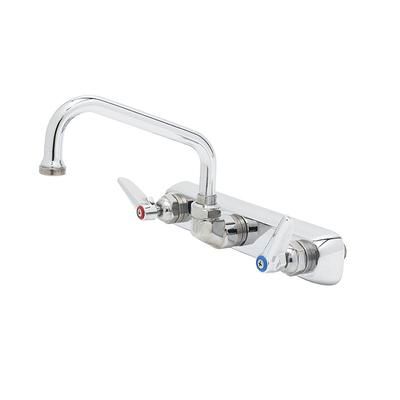 T&S B-1125 Splash Mount Faucet - 6" Swing Spout, 8" Centers